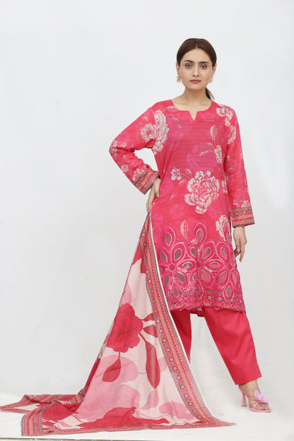 Phoolkari By Anaya Noor Printed Bana Dora Lawn 3PC