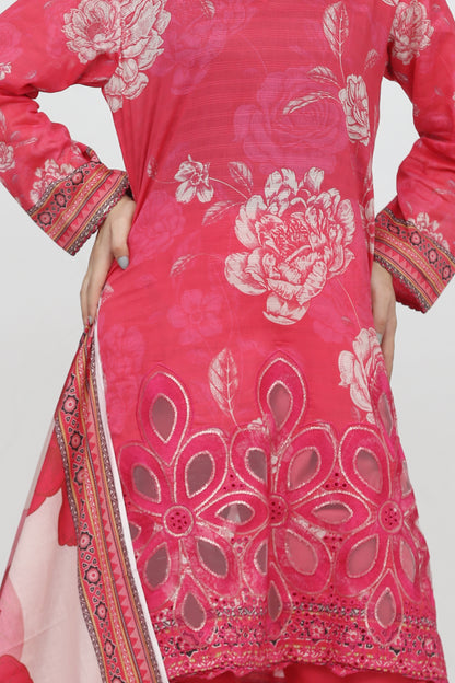 Phoolkari By Anaya Noor Printed Bana Dora Lawn 3PC