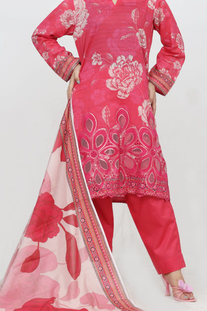 Phoolkari By Anaya Noor Printed Bana Dora Lawn 3PC