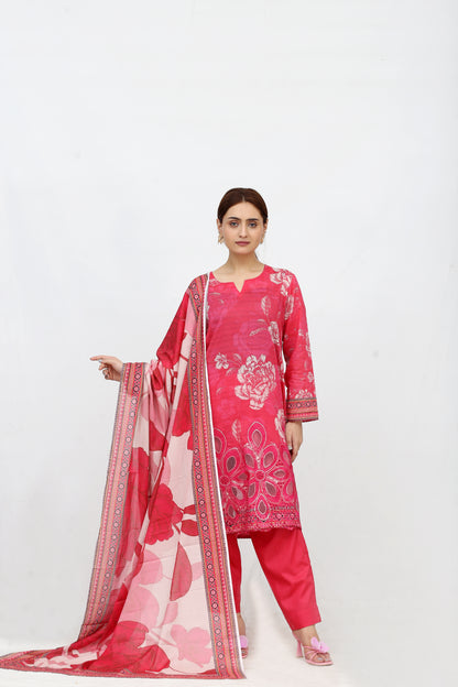 Phoolkari By Anaya Noor Printed Bana Dora Lawn 3PC