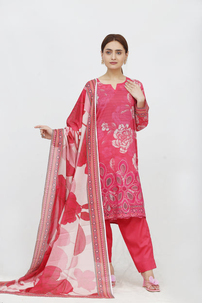 Phoolkari By Anaya Noor Printed Bana Dora Lawn 3PC