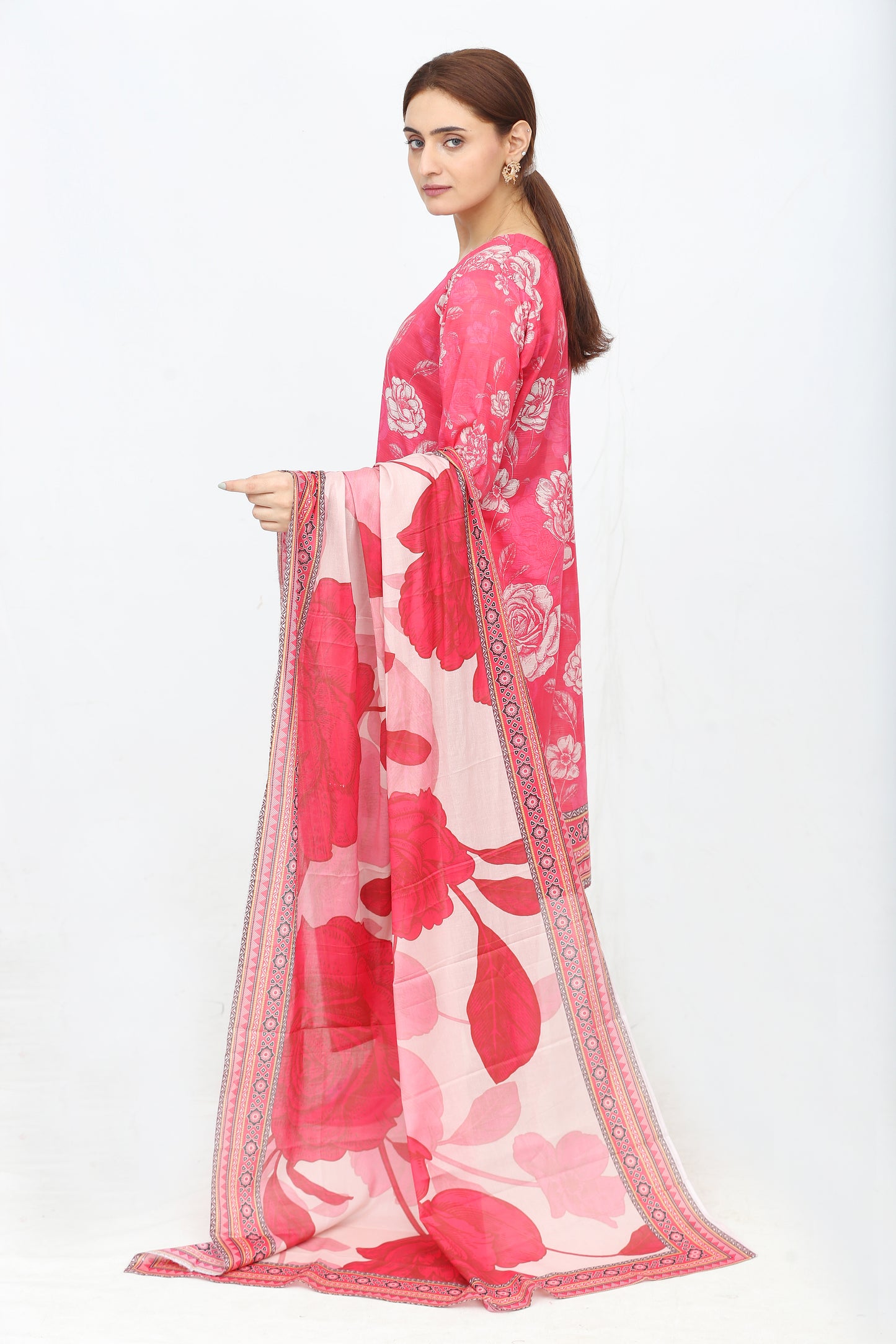 Phoolkari By Anaya Noor Printed Bana Dora Lawn 3PC