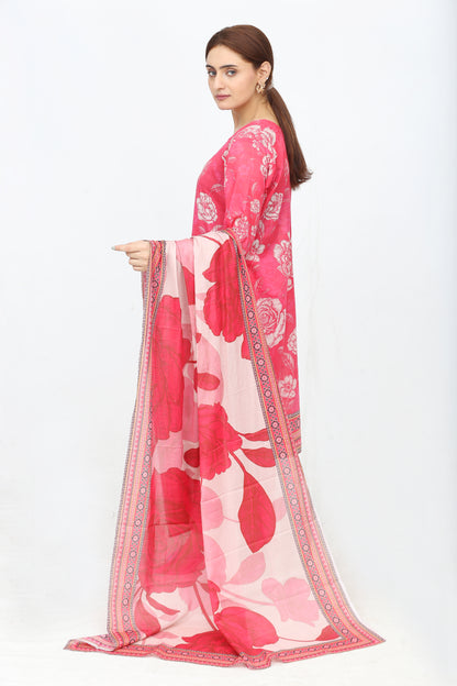 Phoolkari By Anaya Noor Printed Bana Dora Lawn 3PC