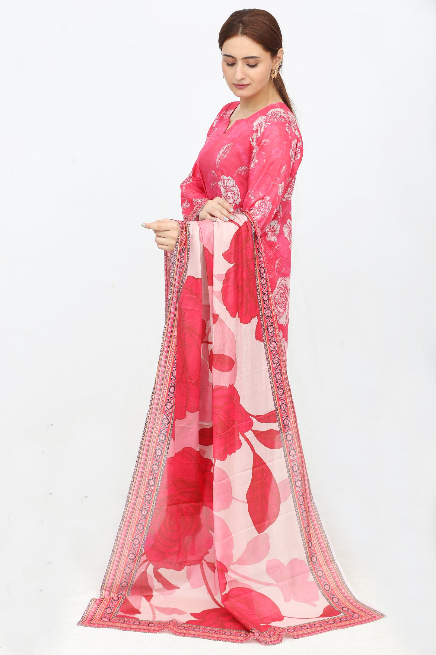 Phoolkari By Anaya Noor Printed Bana Dora Lawn 3PC