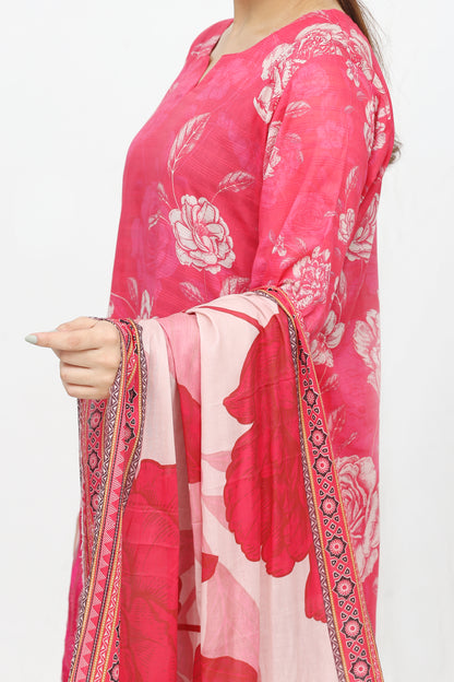 Phoolkari By Anaya Noor Printed Bana Dora Lawn 3PC