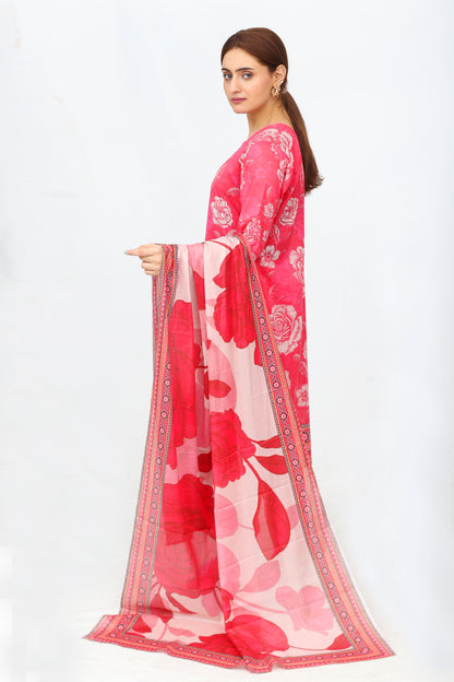 Phoolkari By Anaya Noor Printed Bana Dora Lawn 3PC