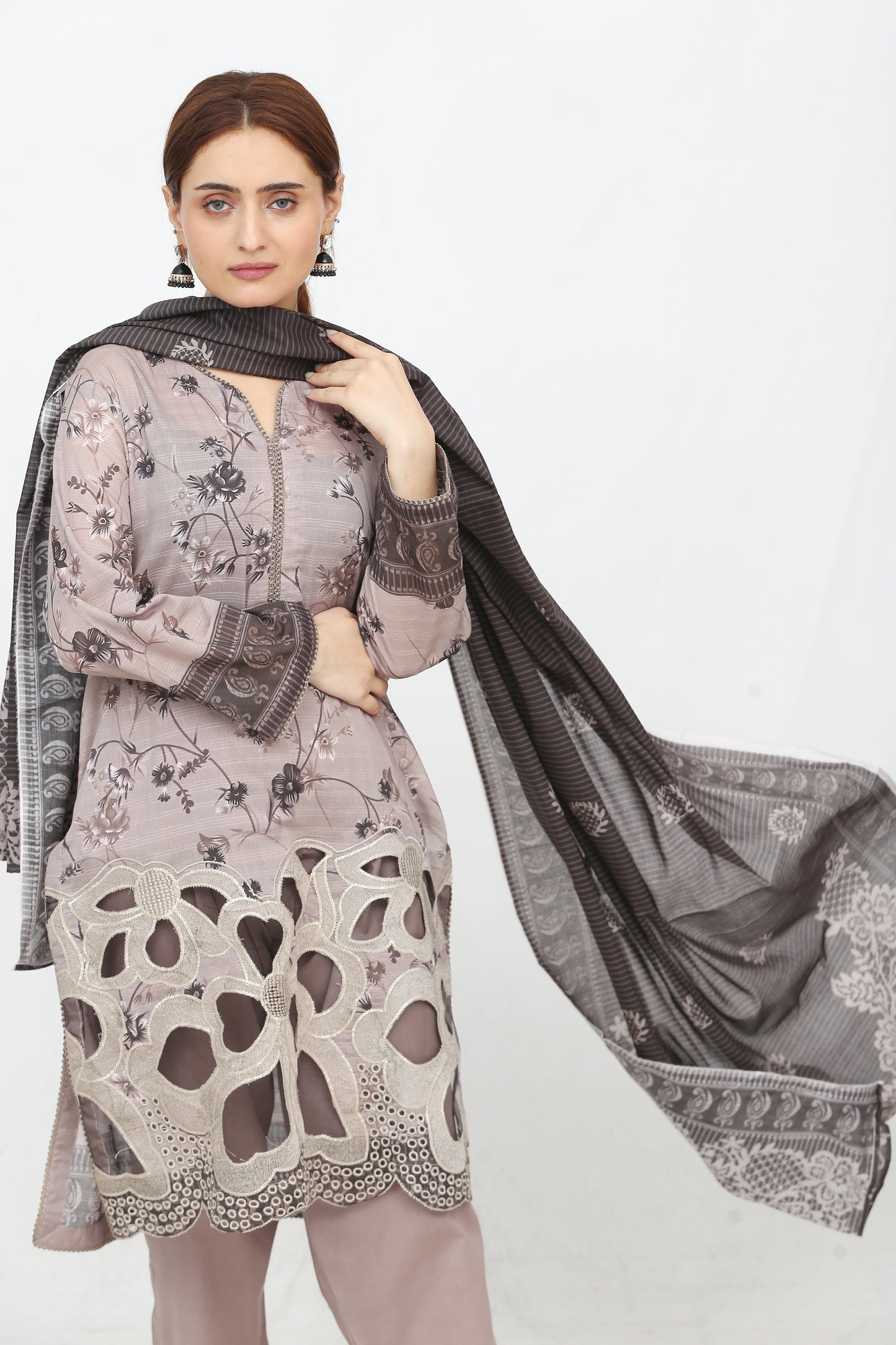 Phoolkari By Anaya Noor Printed Bana Dora Lawn 3PC