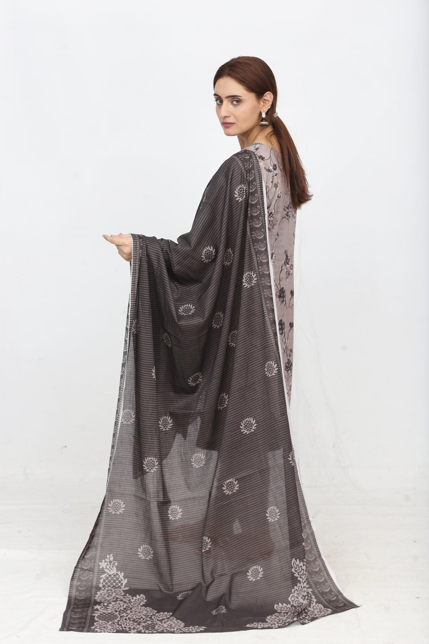 Phoolkari By Anaya Noor Printed Bana Dora Lawn 3PC