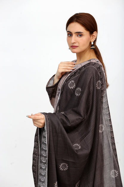 Phoolkari By Anaya Noor Printed Bana Dora Lawn 3PC