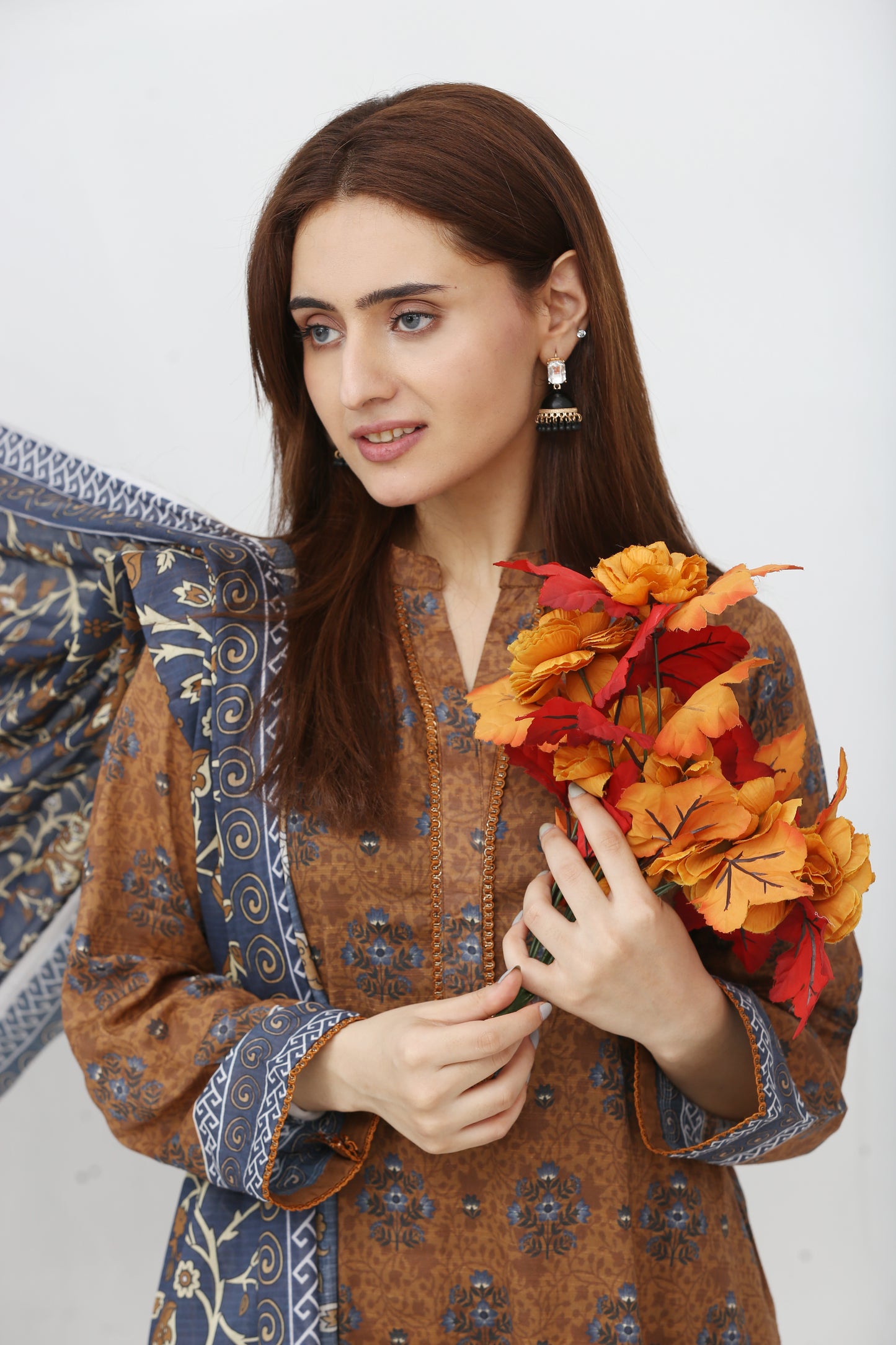 Phoolkari By Anaya Noor Printed Bana Dora Lawn 3PC