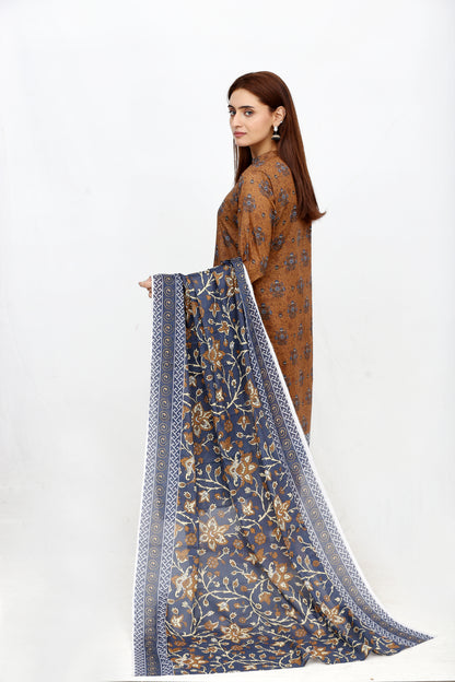 Phoolkari By Anaya Noor Printed Bana Dora Lawn 3PC