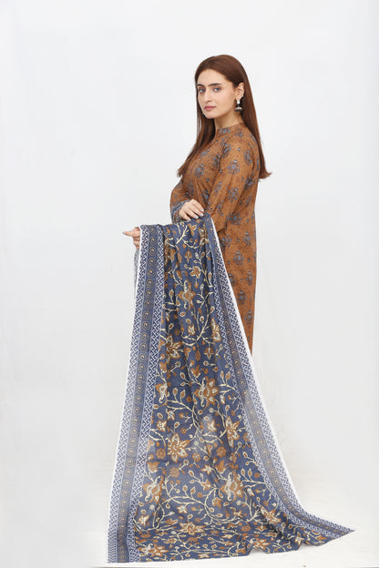 Phoolkari By Anaya Noor Printed Bana Dora Lawn 3PC