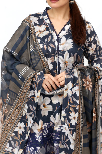 Phoolkari By Anaya Noor Printed Bana Dora Lawn 3PC