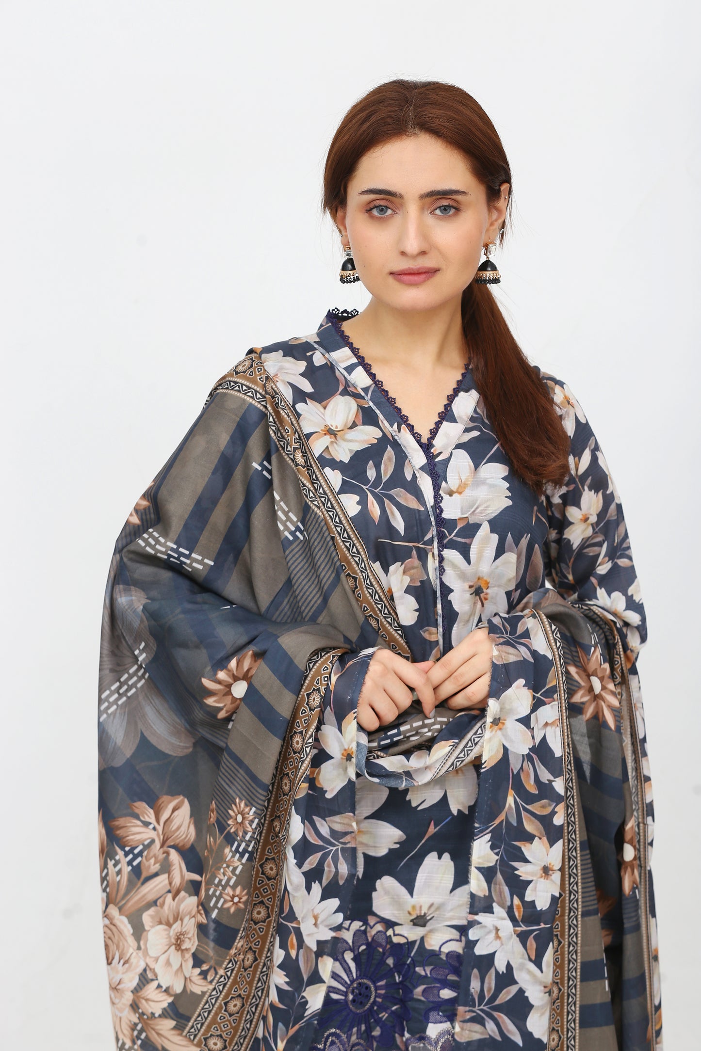 Phoolkari By Anaya Noor Printed Bana Dora Lawn 3PC