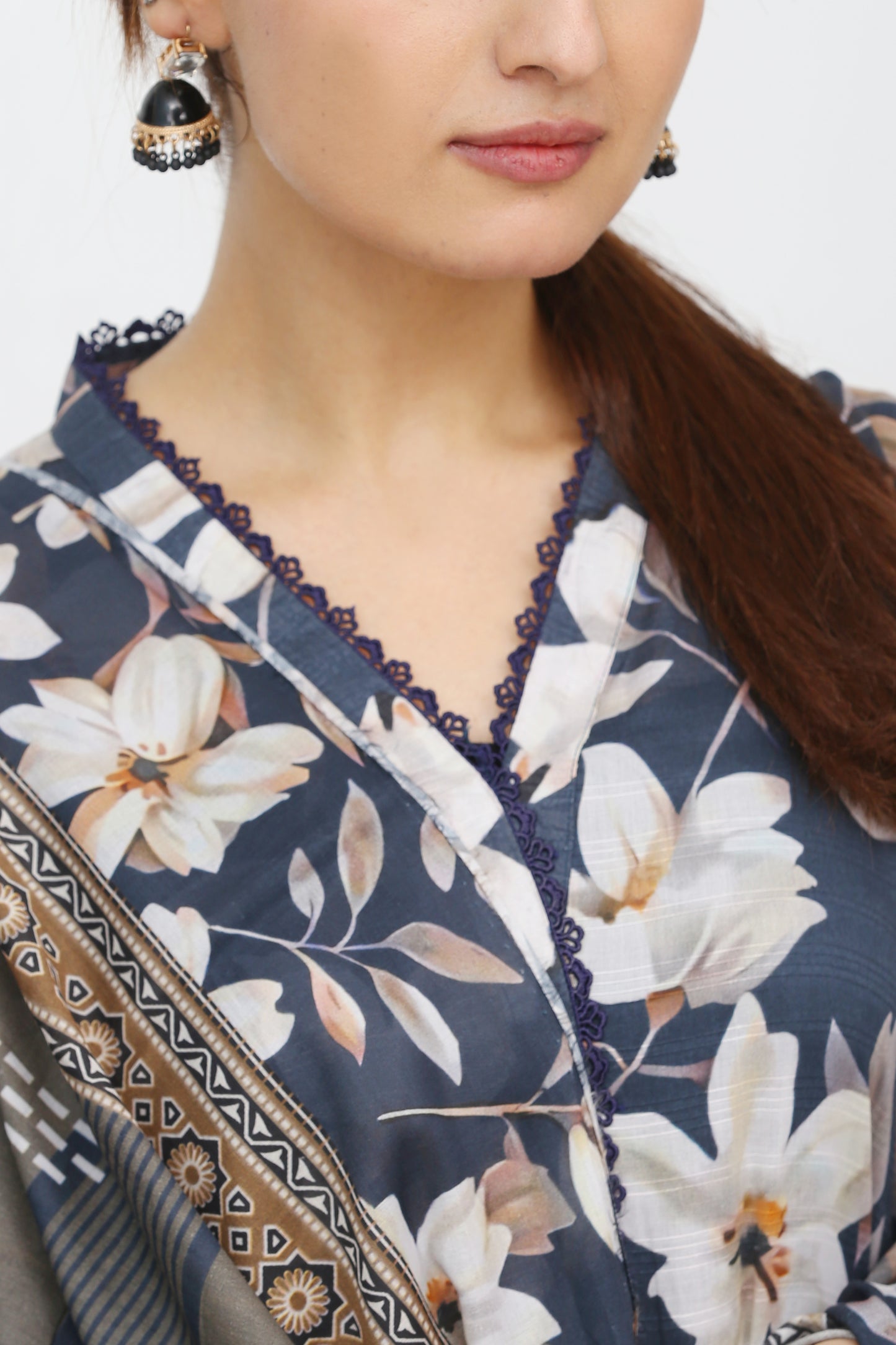 Phoolkari By Anaya Noor Printed Bana Dora Lawn 3PC