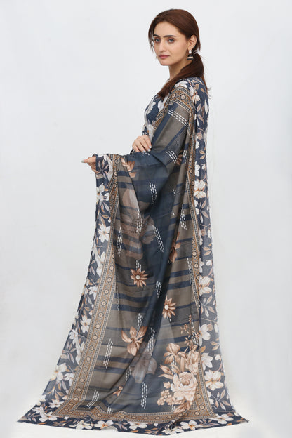 Phoolkari By Anaya Noor Printed Bana Dora Lawn 3PC