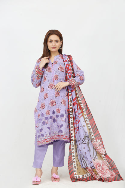 Anaya Noor Printed Bana Dora Lawn 3PC