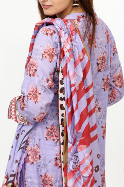 Anaya Noor Printed Bana Dora Lawn 3PC