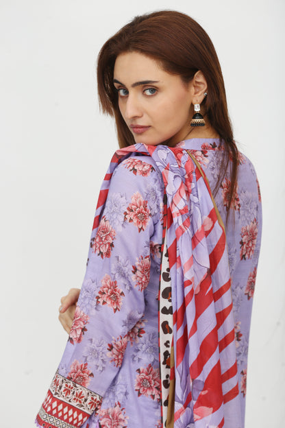 Anaya Noor Printed Bana Dora Lawn 3PC