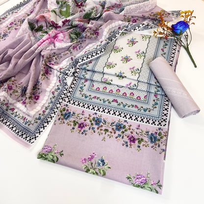 Elaf Premium Digital Printed Lawn 3PC