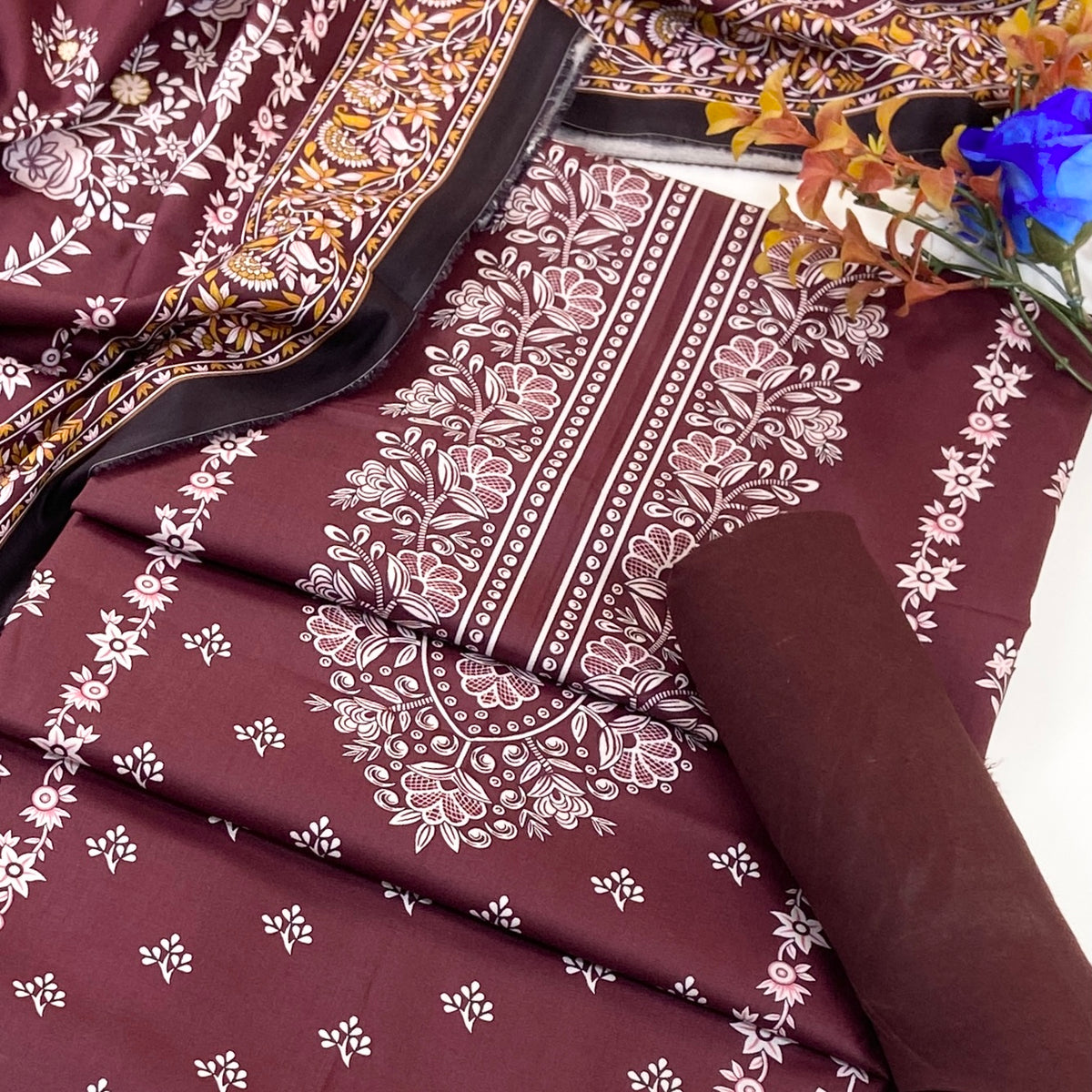 Nishat Digital Printed Linen 3PC