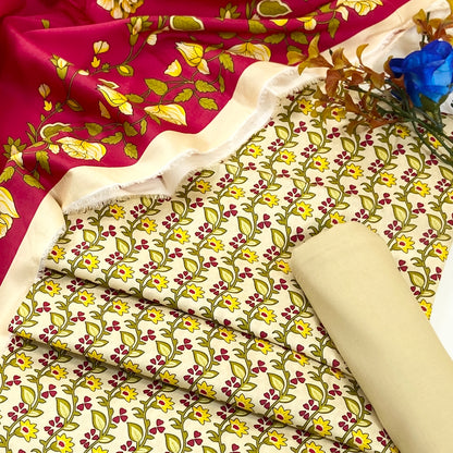 Nishat Digital Printed Linen 3PC