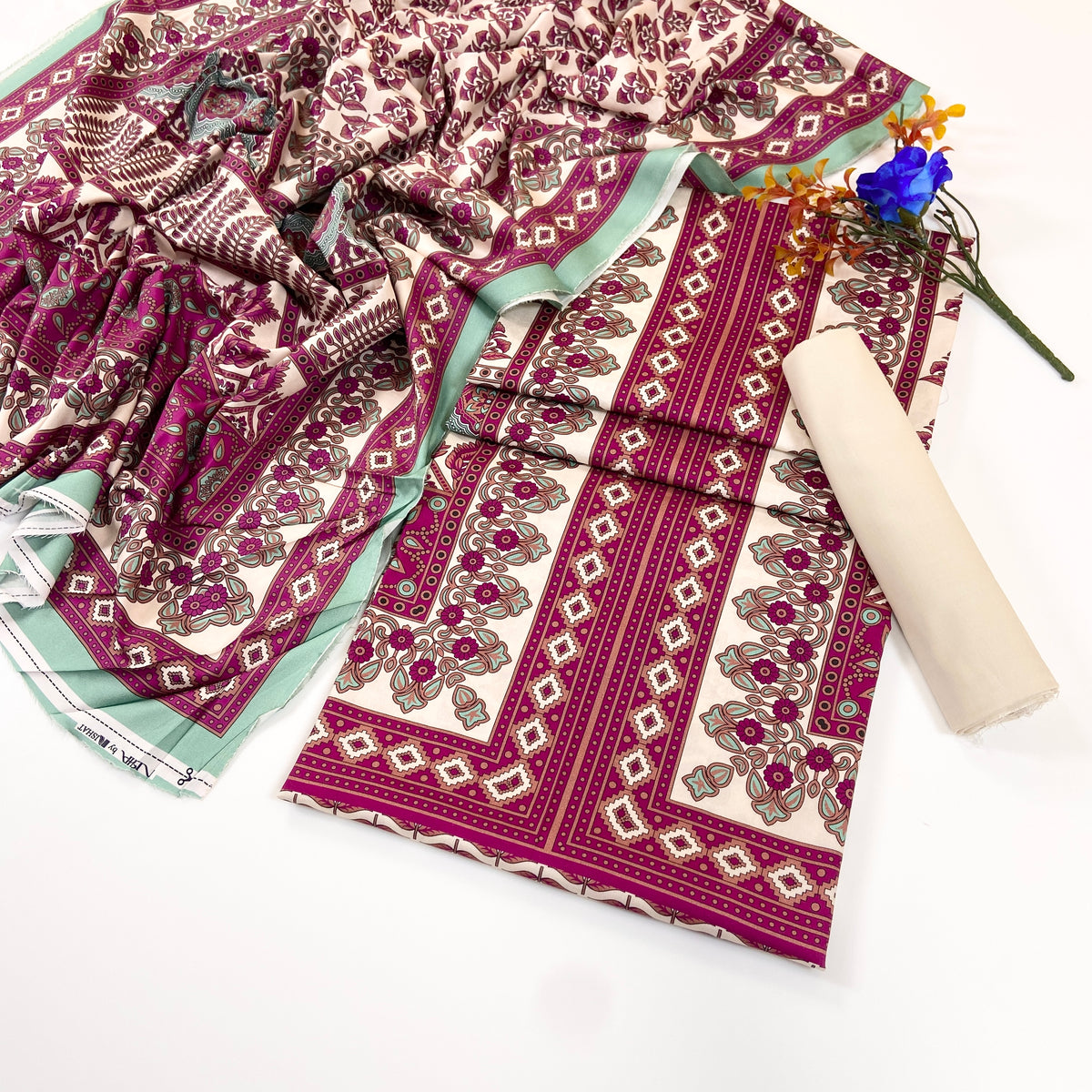 Nishat Digital Printed Linen 3PC