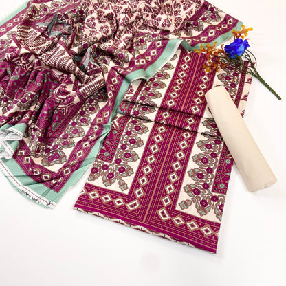Nishat Digital Printed Linen 3PC