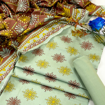 Nishat Digital Printed Linen 3PC