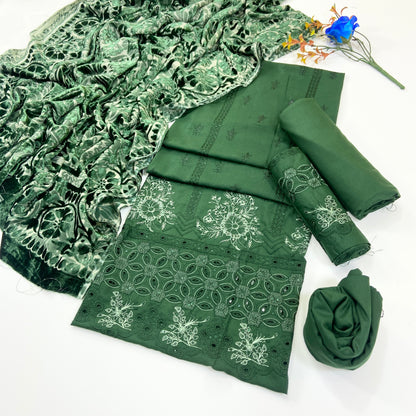Marino By Anaya Noor Emb Marina With Plachi Dupatta 3PC