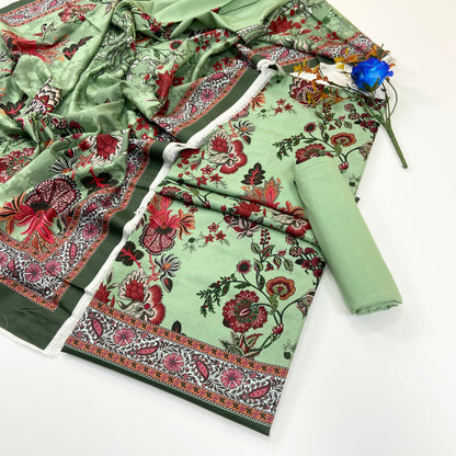 Raqs By Uneq Digital Printed Cotton Viscose 3PC