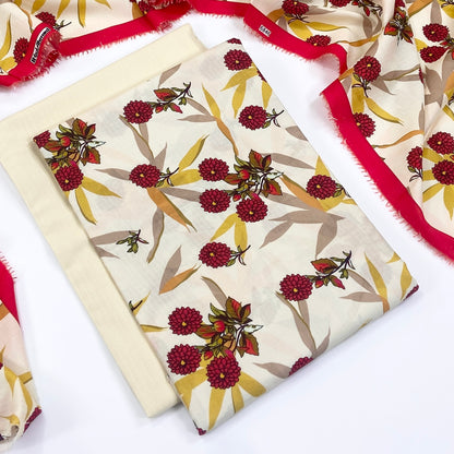 Gul Ahmed Digital Printed Fancy Linen 3PC