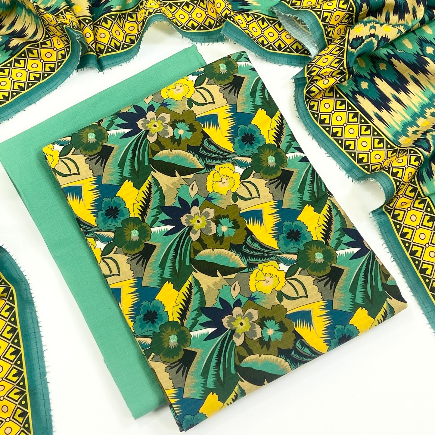 Gul Ahmed Digital Printed Fancy Linen 3PC