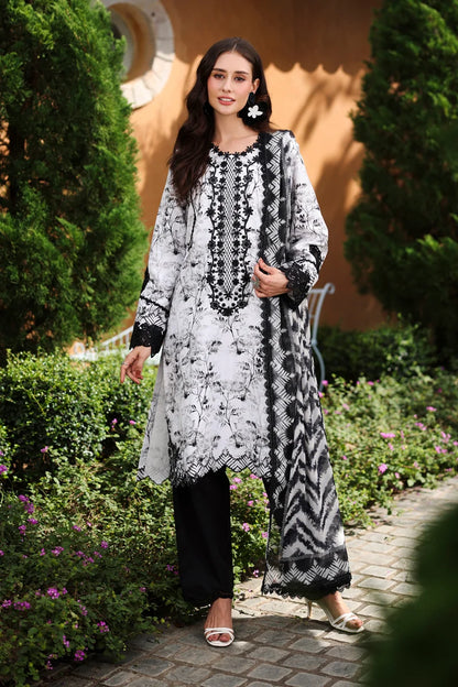 LifeStyle By Rang Rasiya Luxury Printed & Emb Lawn 3PC