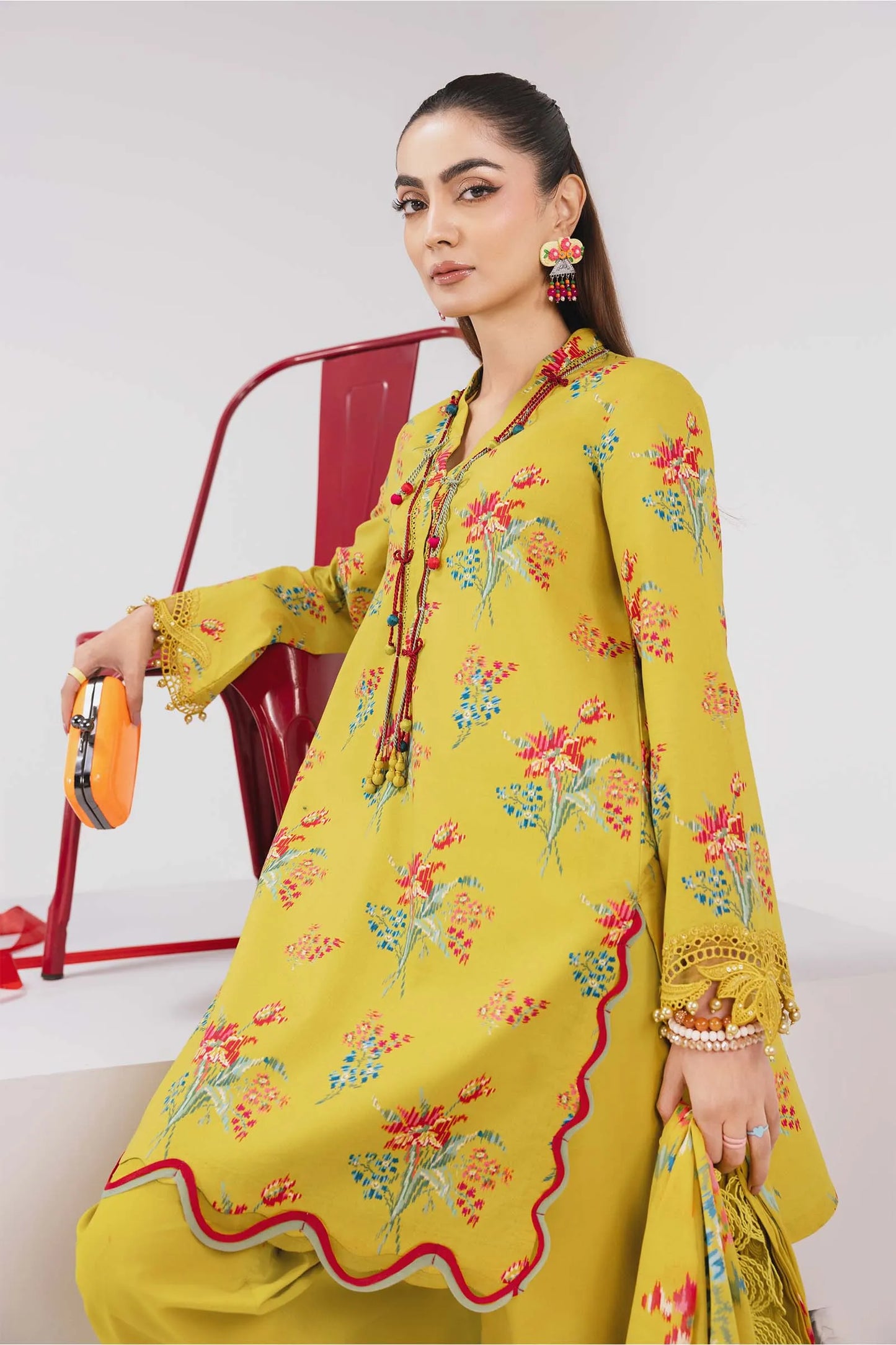 M/Basics By Maria B Digital Printed Lawn 3PC