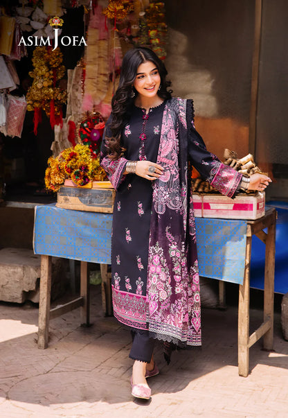 Asim Jofa Digital Printed Khaddar 3PC