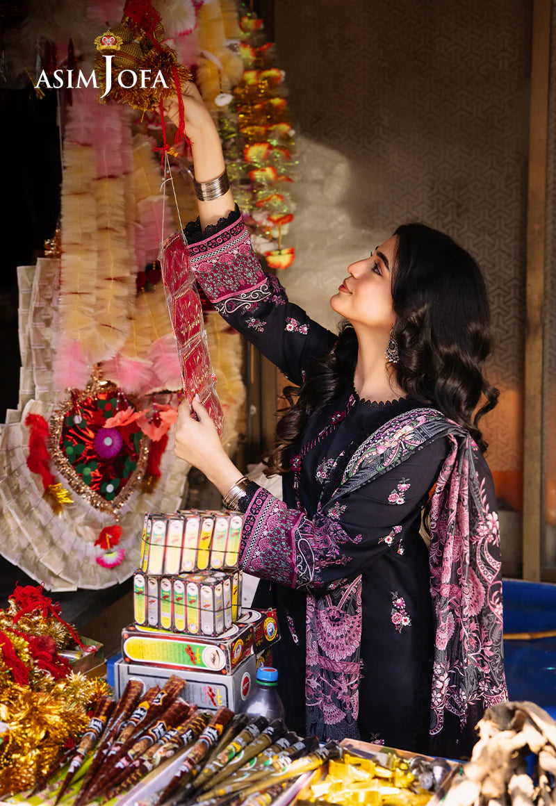 Asim Jofa Digital Printed Khaddar 3PC