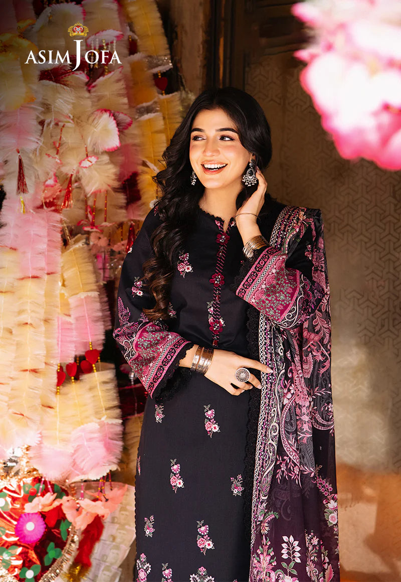 Asim Jofa Digital Printed Khaddar 3PC