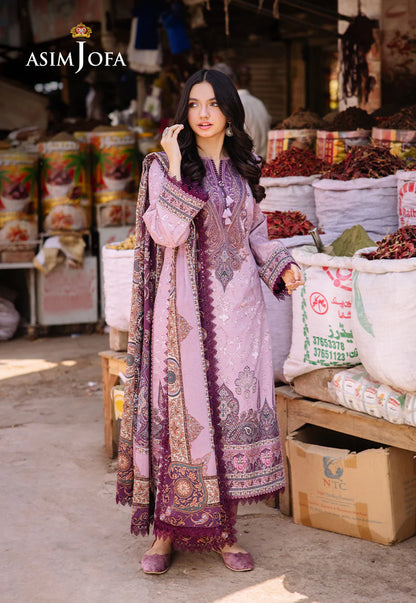 Asim Jofa Digital Printed Khaddar 3PC