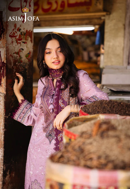 Asim Jofa Digital Printed Khaddar 3PC