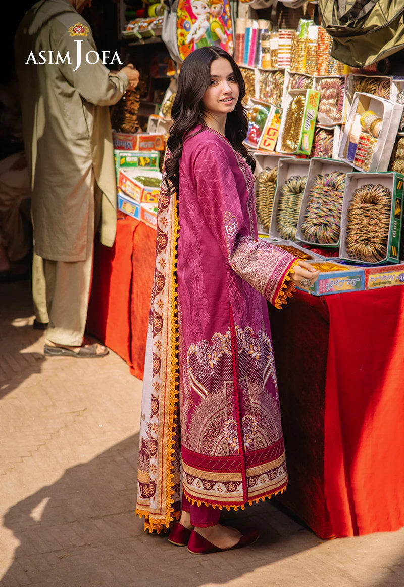 Asim Jofa Digital Printed Khaddar 3PC