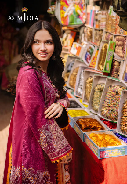 Asim Jofa Digital Printed Khaddar 3PC