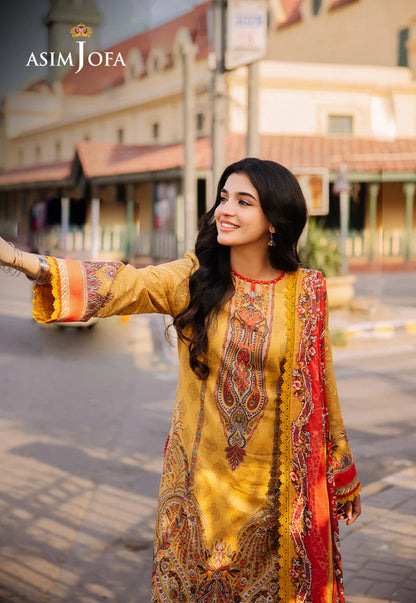Asim Jofa Digital Printed Khaddar 3PC
