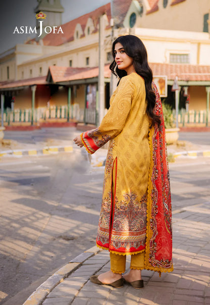 Asim Jofa Digital Printed Khaddar 3PC