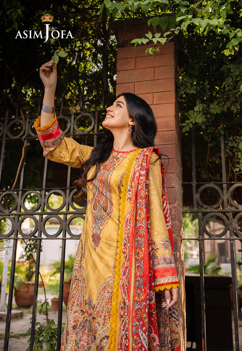 Asim Jofa Digital Printed Khaddar 3PC