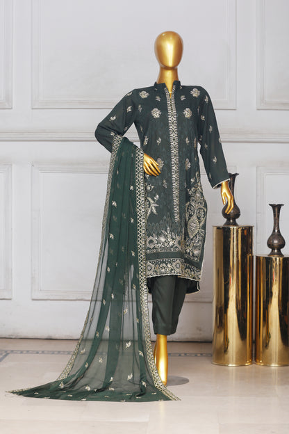 Bareeze Heavy Embroidered Karandi 3-PC