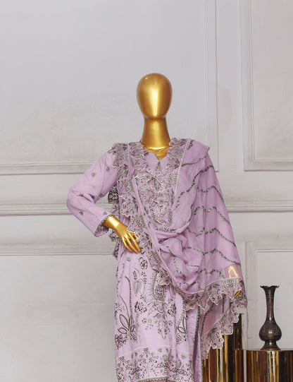 Bareeze Heavy Embroidered Karandi 3-PC