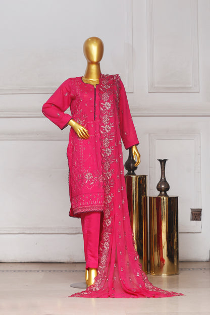 Bareeze Heavy Embroidered Karandi 3-PC