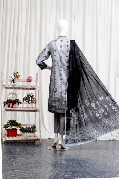Meeraki By Anaya Noor Heavy Embroidered 3-PC