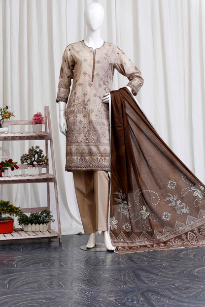 Meeraki By Anaya Noor Heavy Embroidered 3-PC